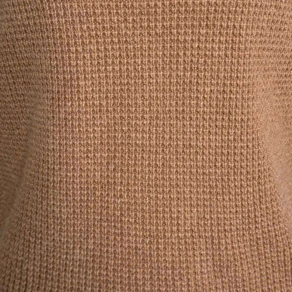 J.Crew Waffle Knit‎ Round Neck Sweater Brown Size XS